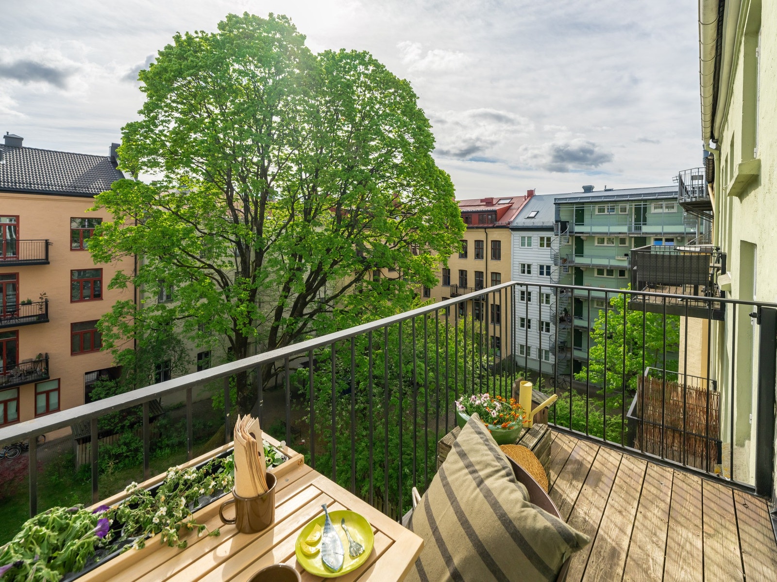 Her er solen fra tidlig morgen og frem til lunsj. Galleribilde