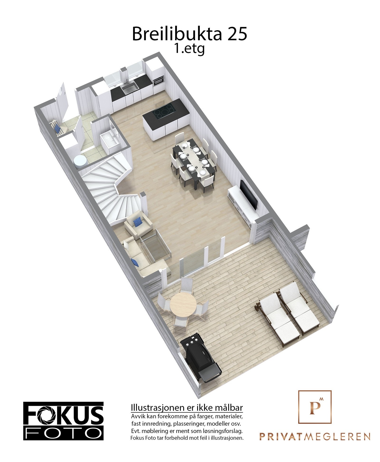 Plantegning første etasje. Galleribilde