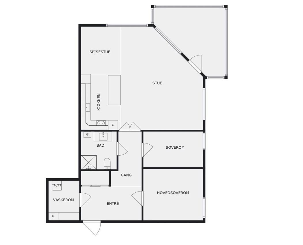 Plantegning. Galleribilde