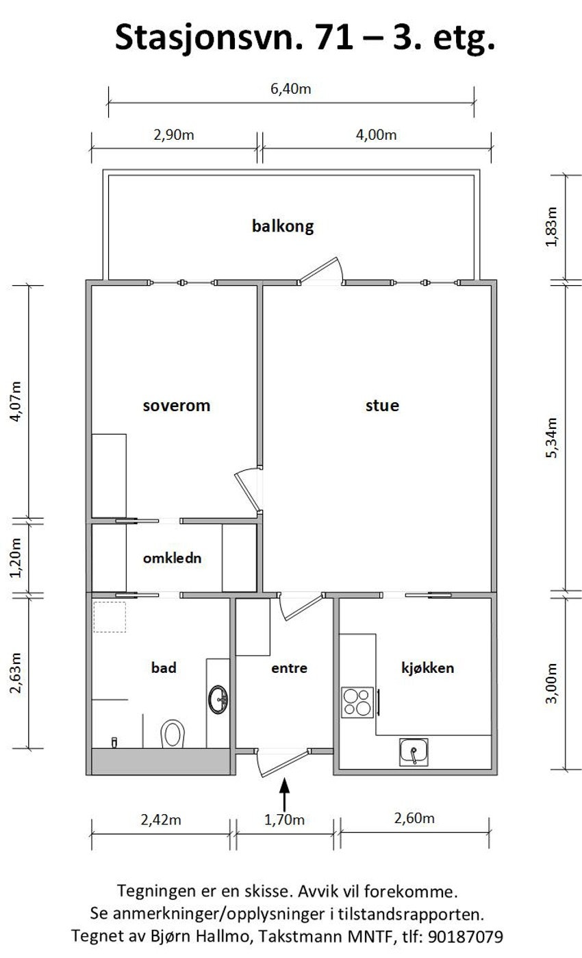 Plantegning Galleribilde