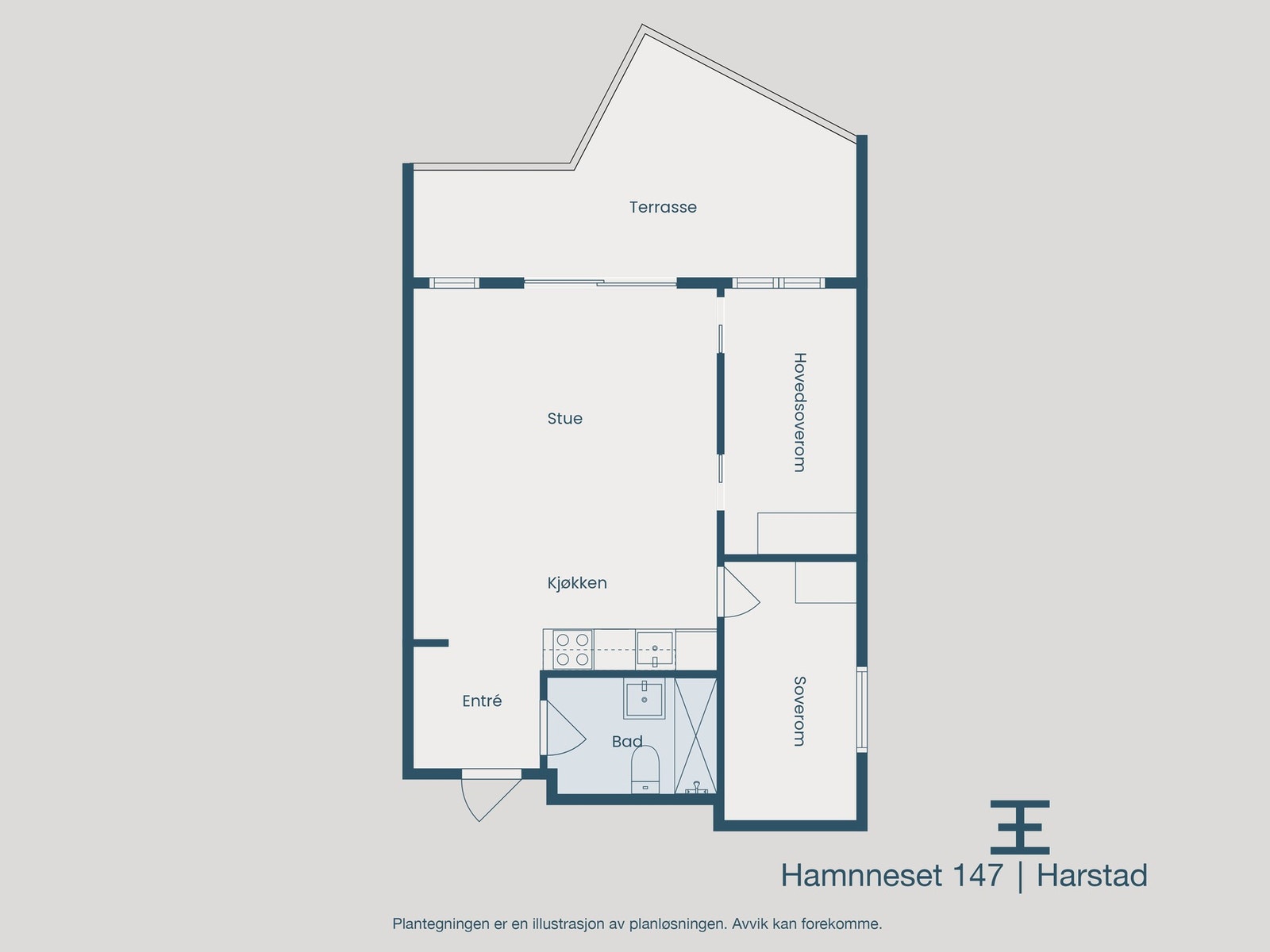 Plantegning Galleribilde