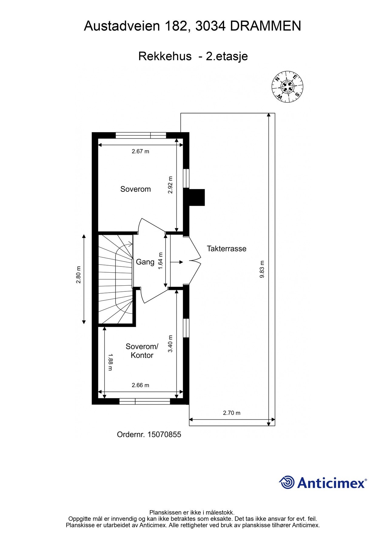 Plantegning 2.etasje Galleribilde