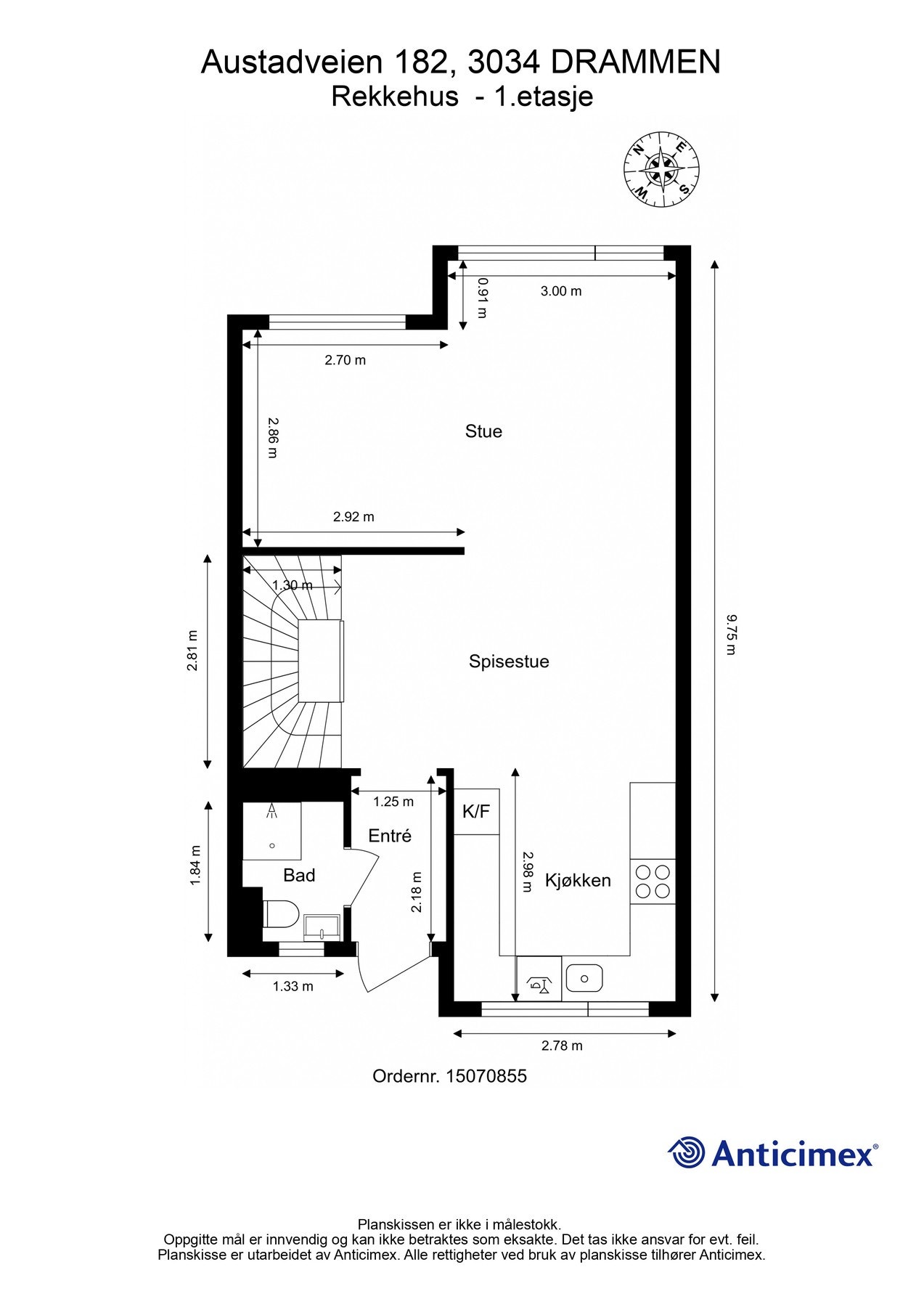 Plantegning 1.etasje Galleribilde
