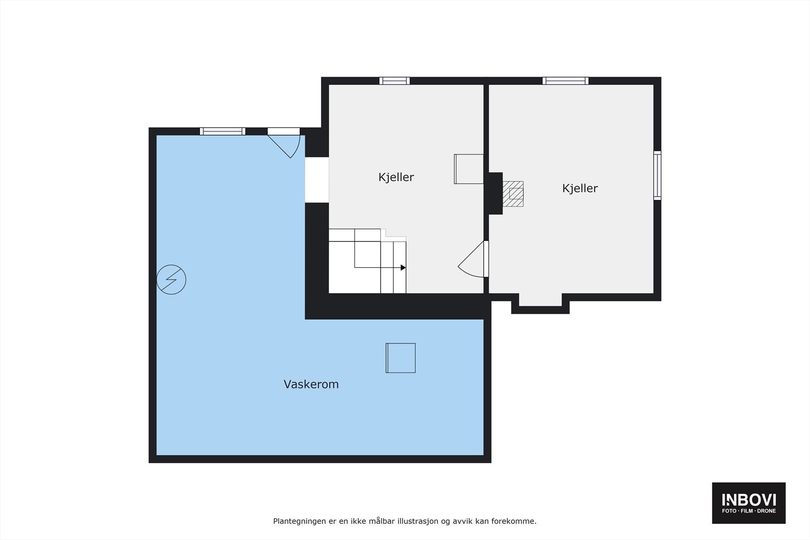 Plantegning kjeller Galleribilde