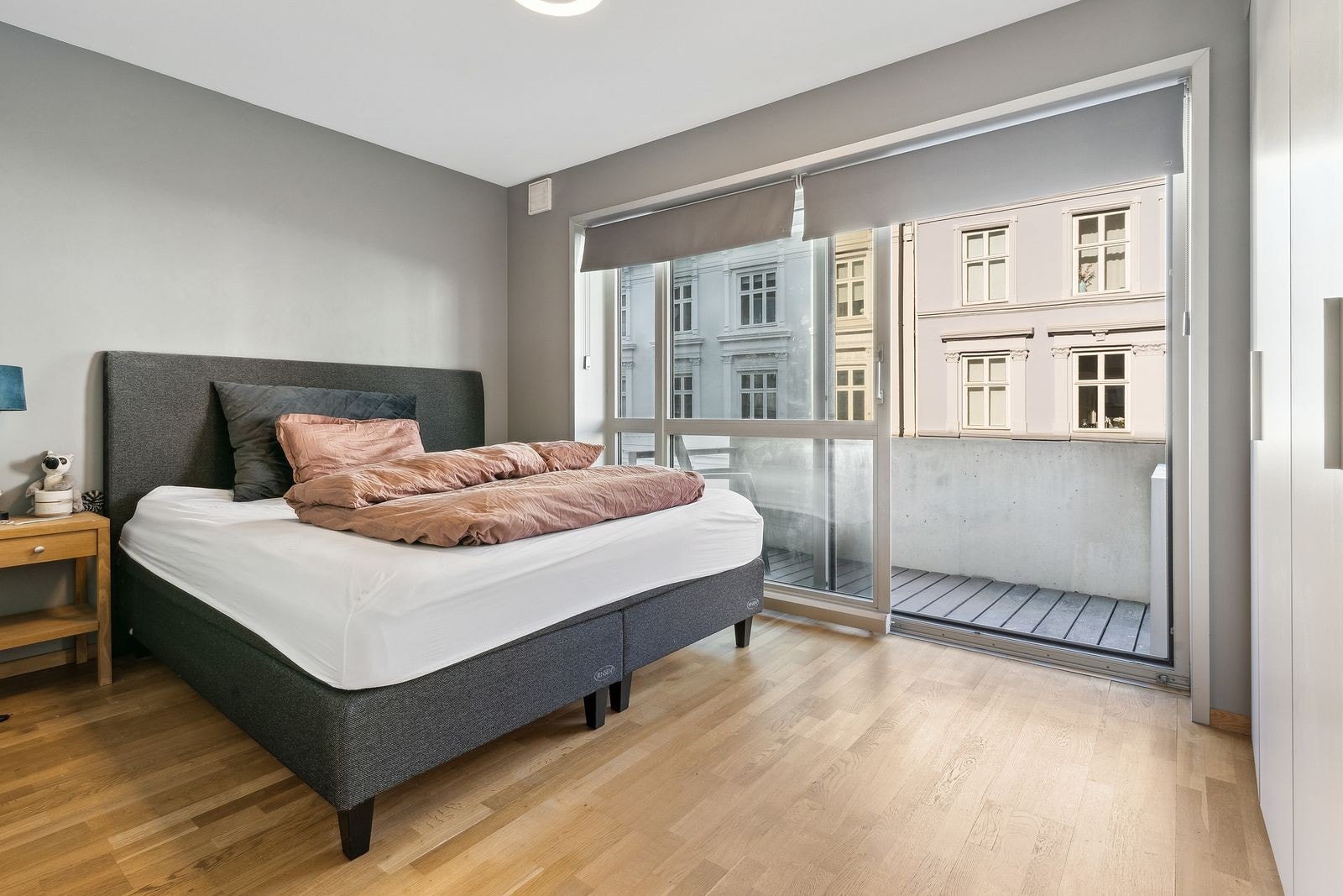 Hovedsoverom har egen balkong. Galleribilde