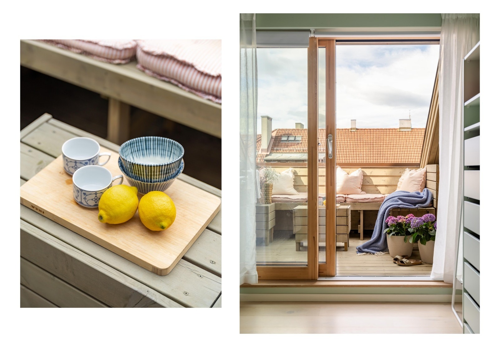 Her finner vi nemlig rosinen i pølsa: Den private takterrassen! Galleribilde