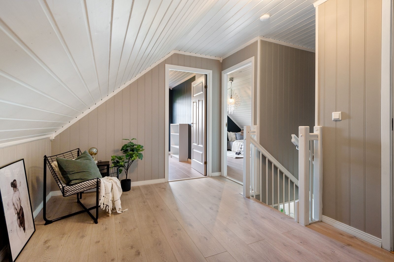 Koselig mellomgang/loftstue i 2.etasje med flere bruksmuligheter. Galleribilde