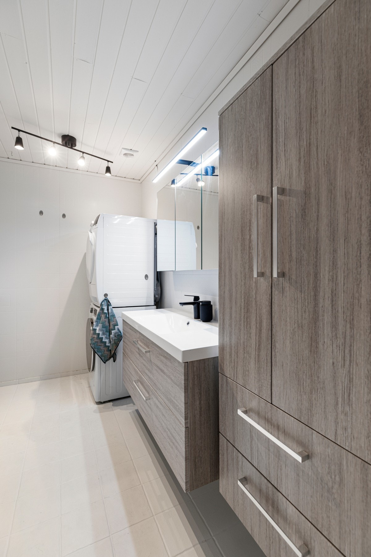 Baderomsinnredningen var ny i 2018. Galleribilde