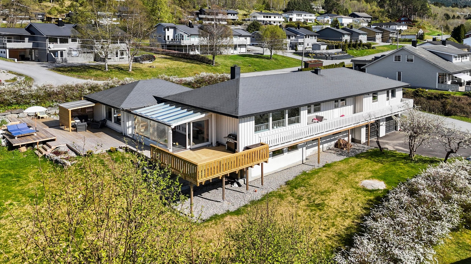 Dronefoto. Galleribilde