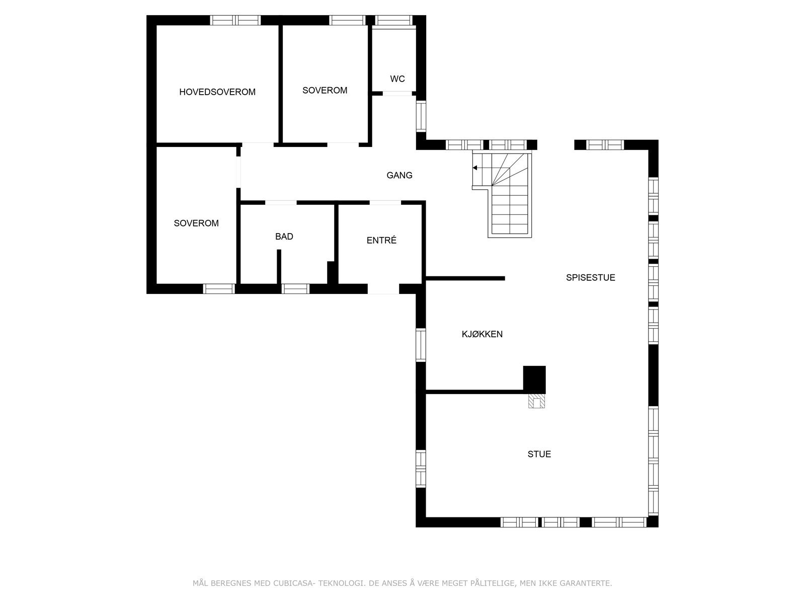 Plantegning Galleribilde