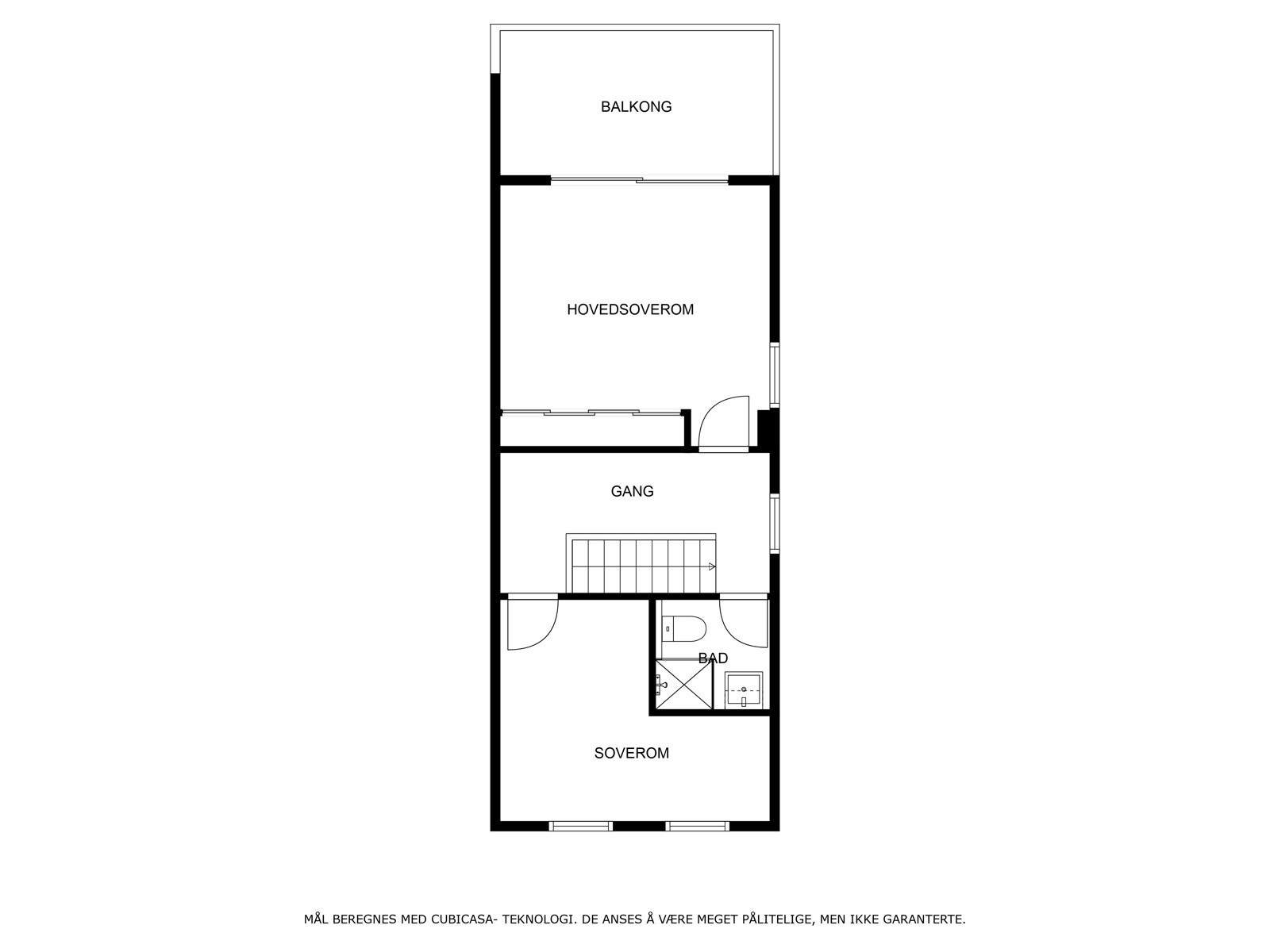 Plantegning 2 etasje Galleribilde