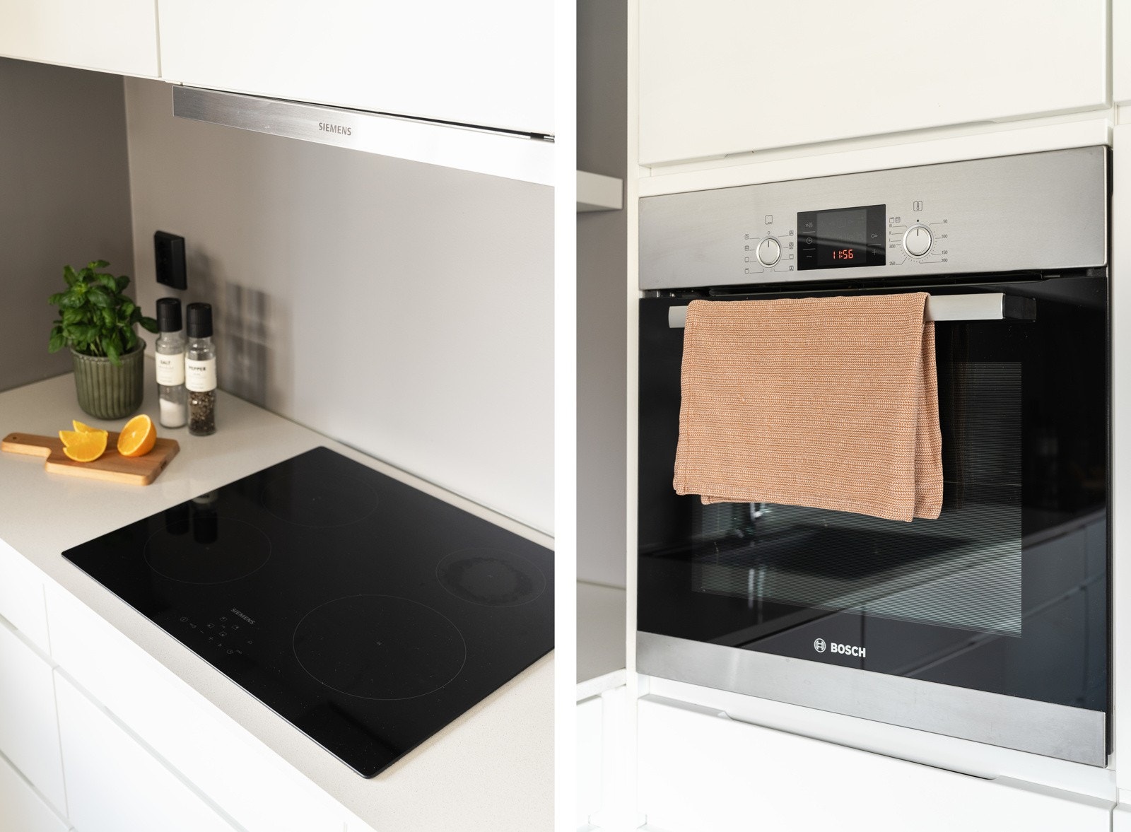 Benkeplaten er fra Silentstone og er i meget slitesterk komposittstein. Galleribilde