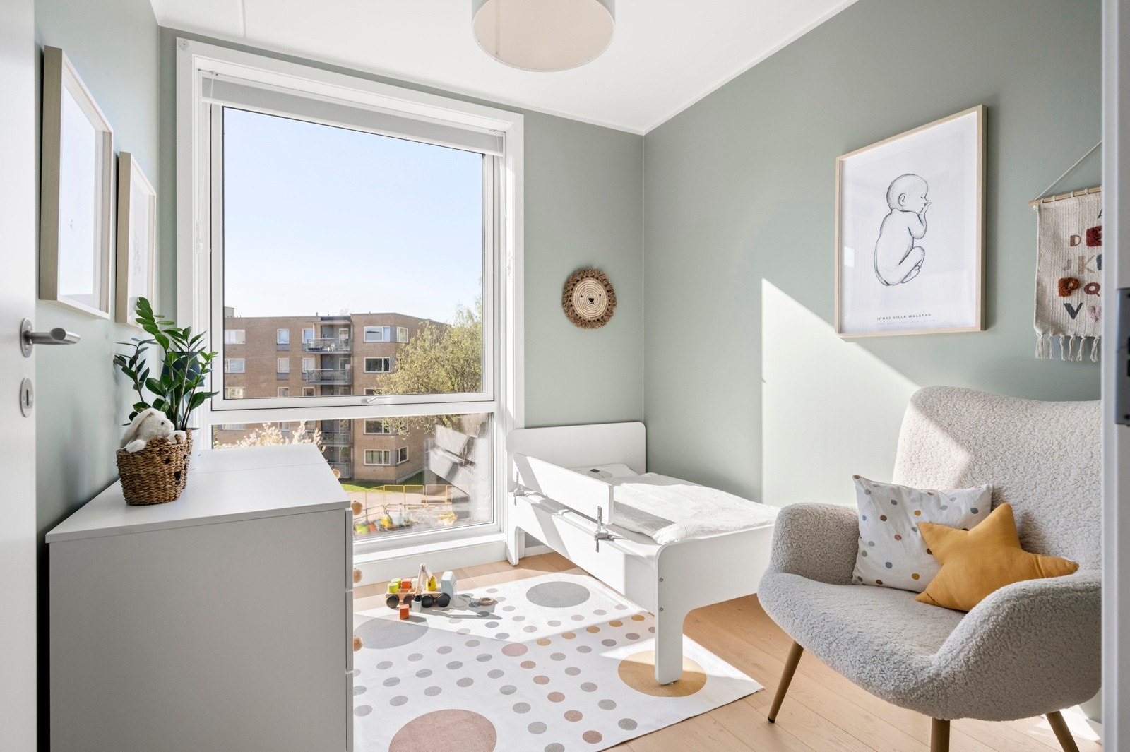 Boligens tredje soverom er også romslig Galleribilde