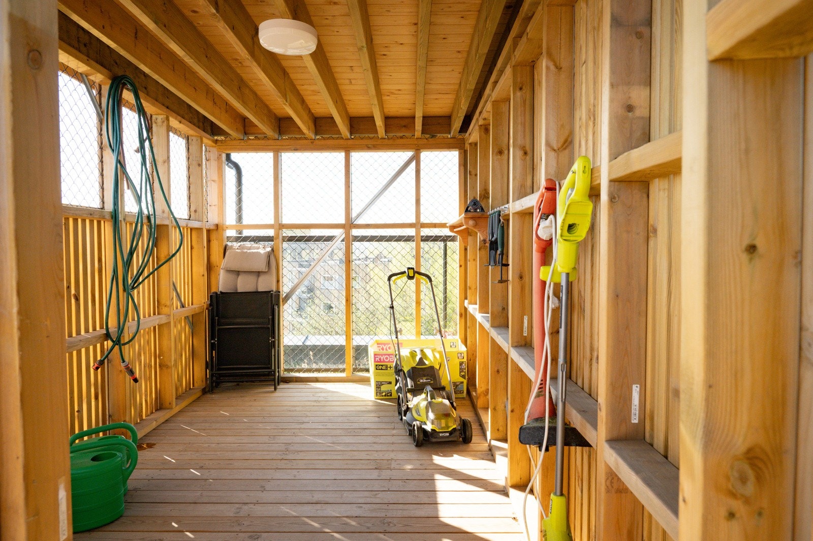 Felles redskapsbod på taket for beboere med egne takparseller Galleribilde