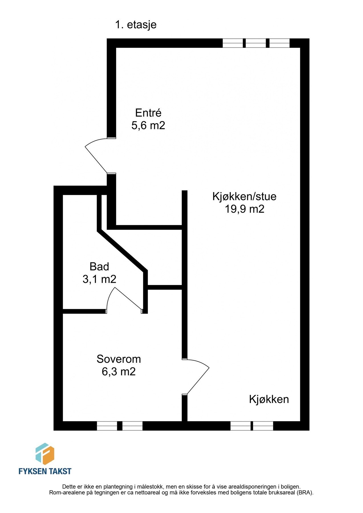 Planskisse. Galleribilde