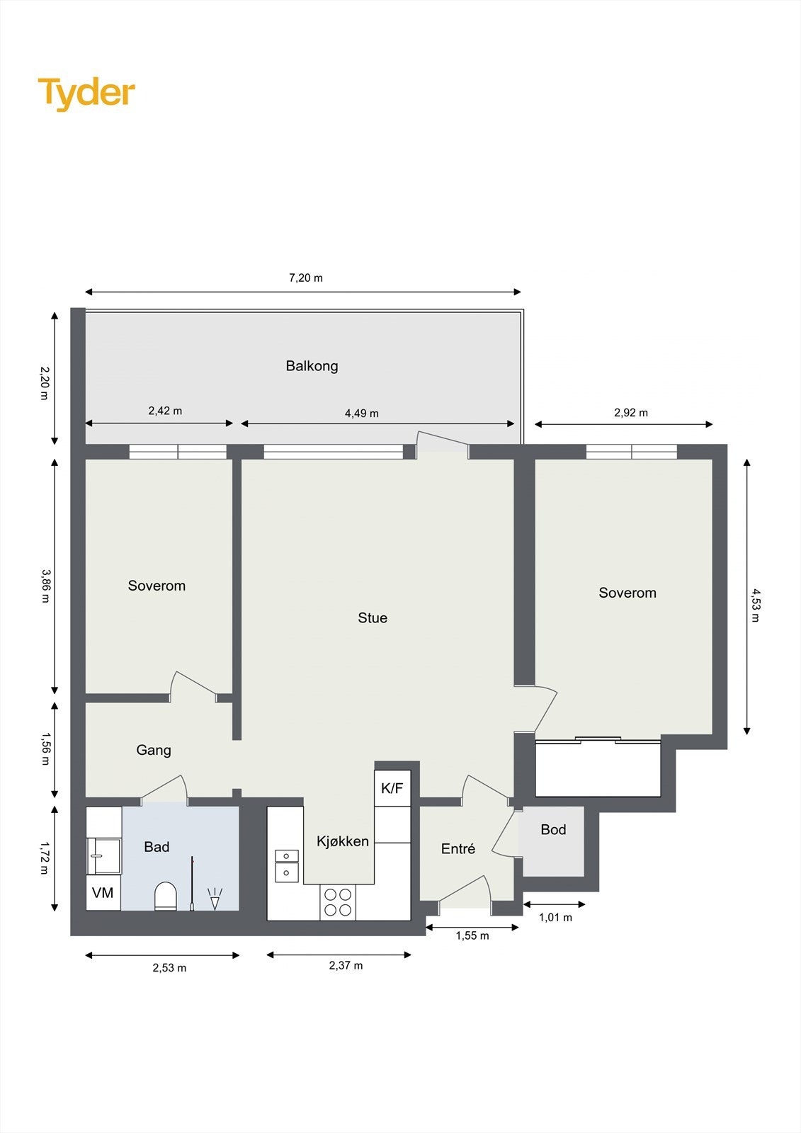 Plantegning. Galleribilde