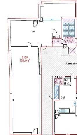 Planløsning for arealnr 108. Mulighet for lager i kjelleren. Galleribilde