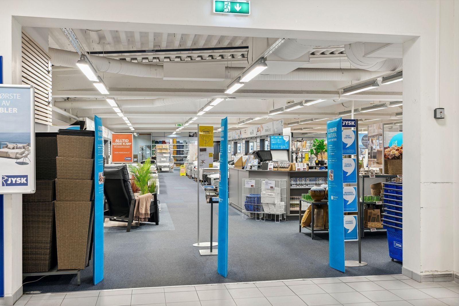 Jysk holdt til hvor Astro Senteret vil åpne til høstferien. Galleribilde