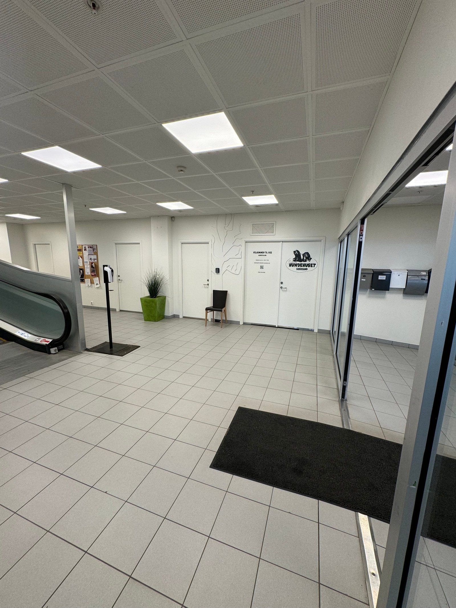 Utgang til parkeringsanlegget Galleribilde