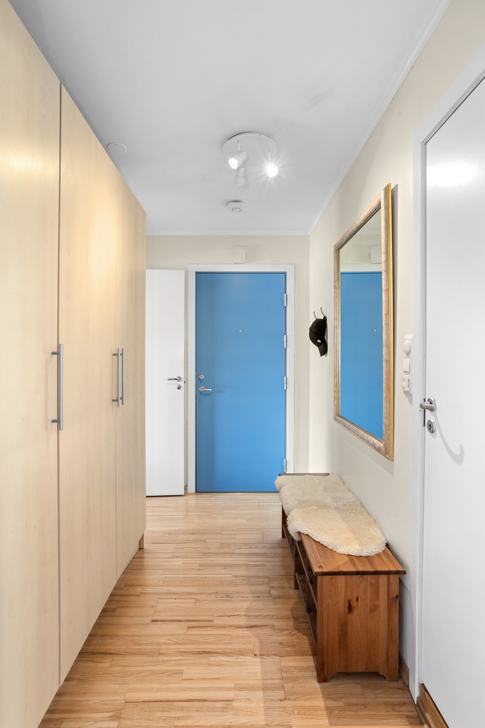 I gangen er det nylig montert dørcalling/porttelefon med video og automatisk åpner Galleribilde