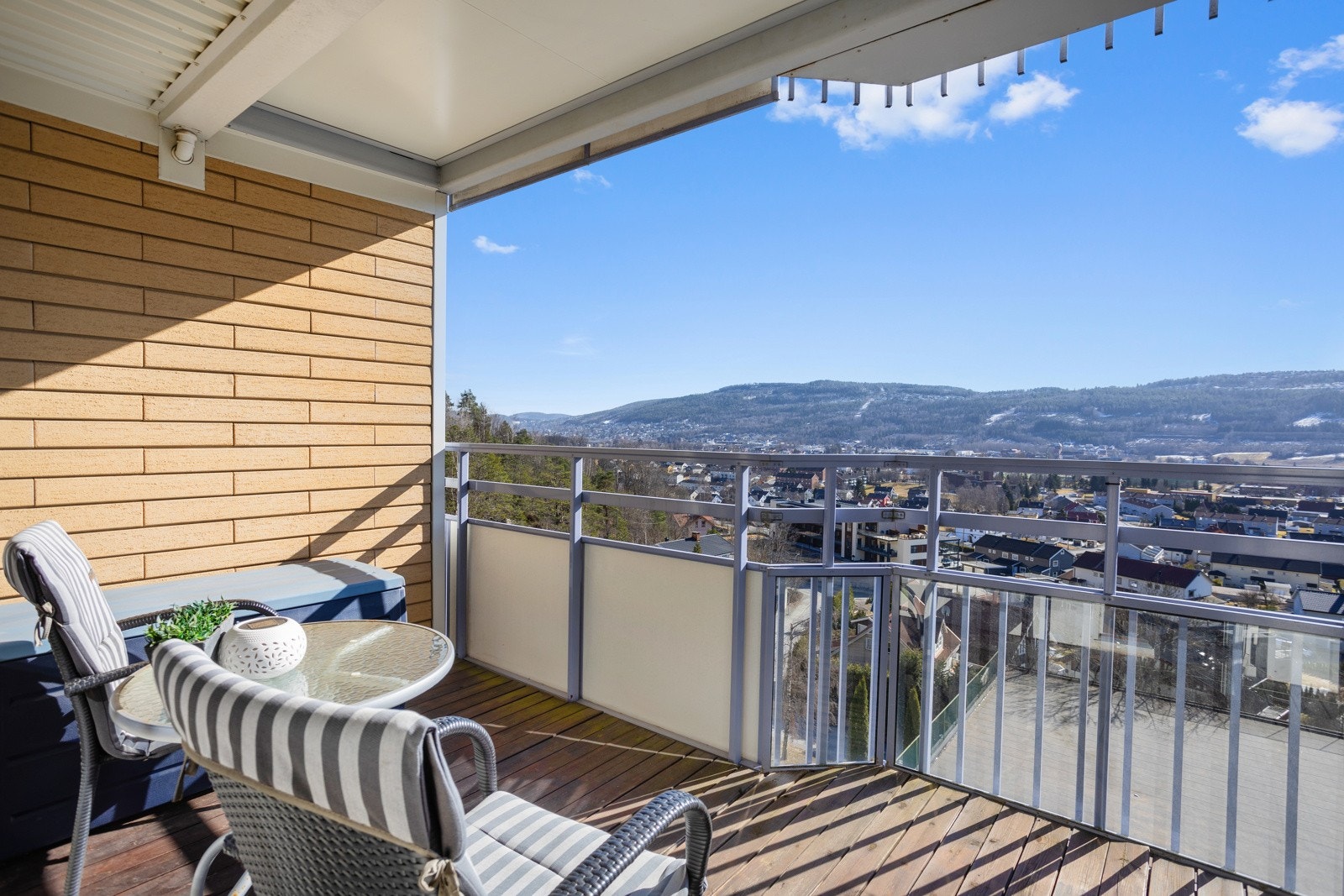 Overbygget balkong på 13m2 Galleribilde