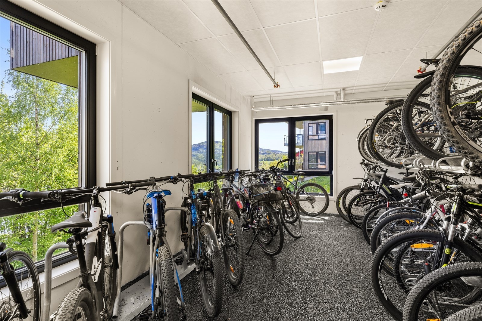 Sykkelparkering Galleribilde