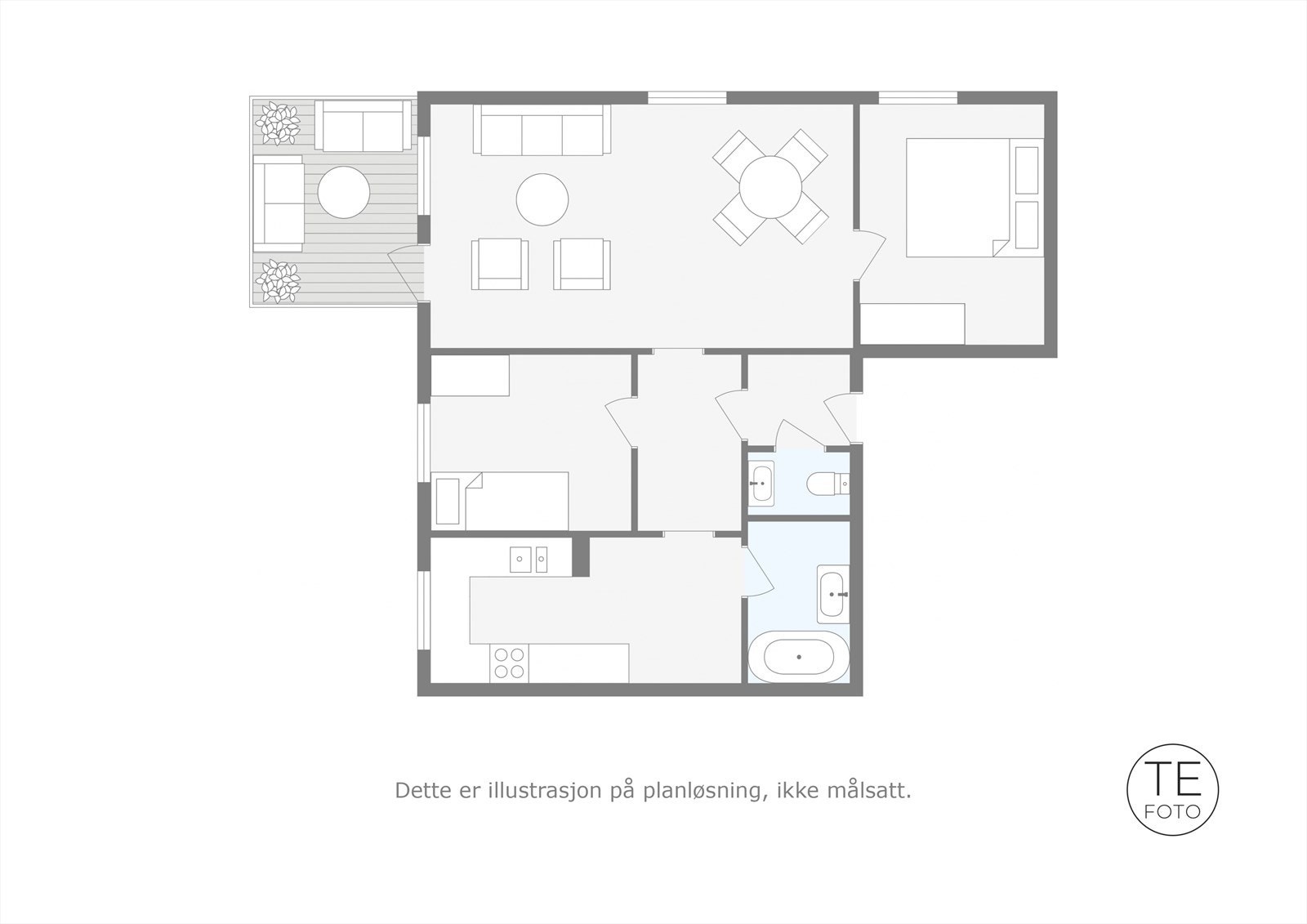 2D planskisse Galleribilde