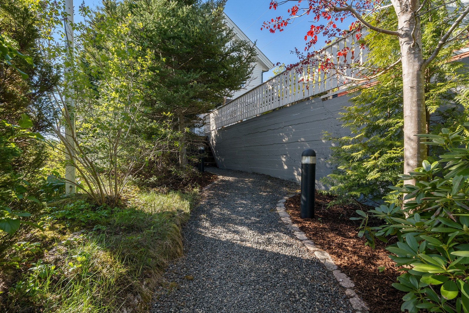 Egen privat inngang til utleiedel og hytte Galleribilde