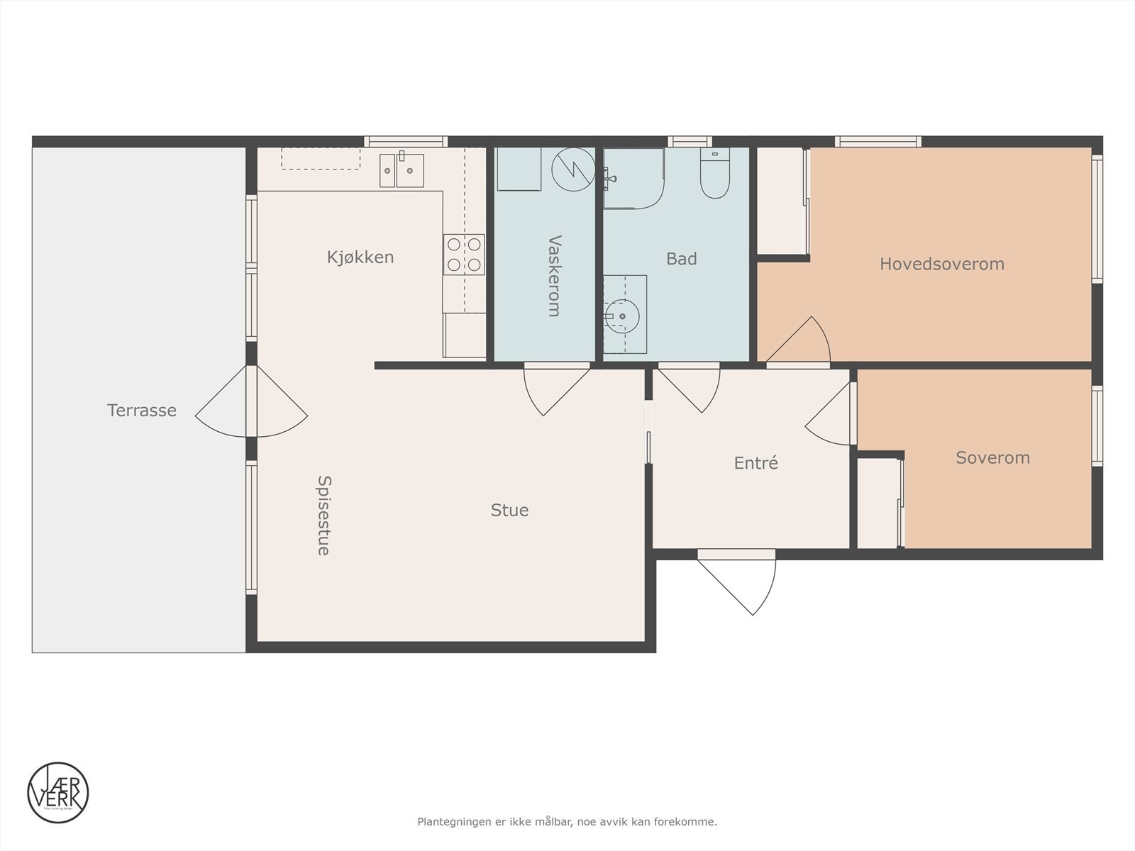Plantegning Motlandshagen 152. Galleribilde