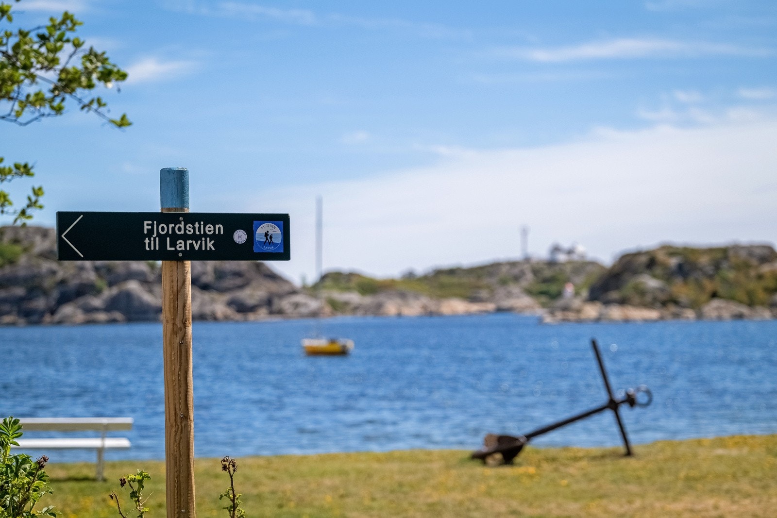 Fjordstien til Larvik - en av mange fine turmuligheter i området Galleribilde