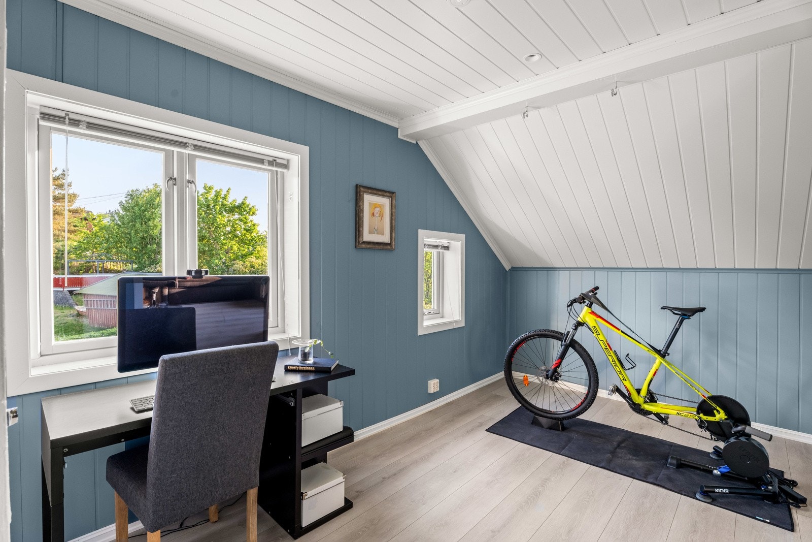 Boligen fikk nye vinduer i forbindelse med skifte av kledning. Galleribilde