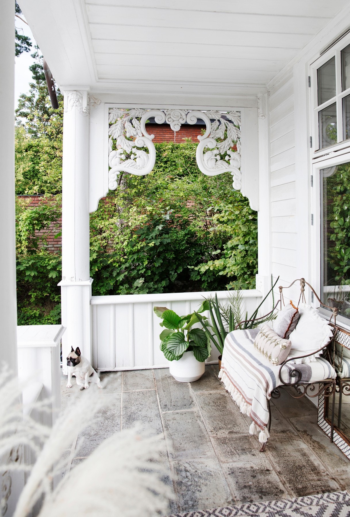 Skjermet overbygget terrasse Galleribilde