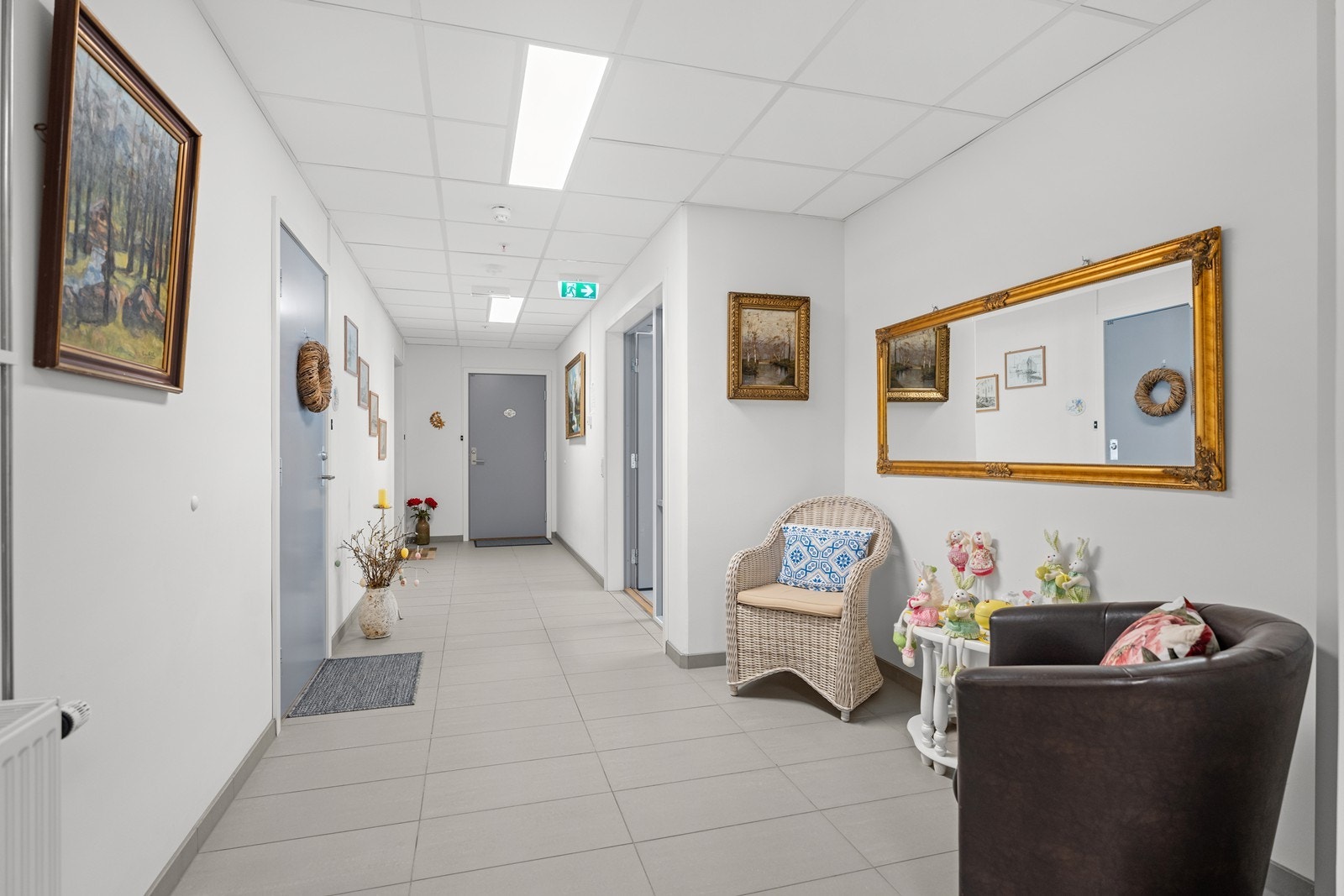 Sameiet har innredet i gangene, noe som gjør det veldig trivelig Galleribilde