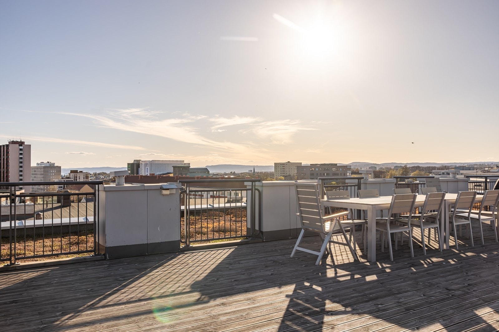 Her kan du nyte gode solforhold dagen lang. Galleribilde