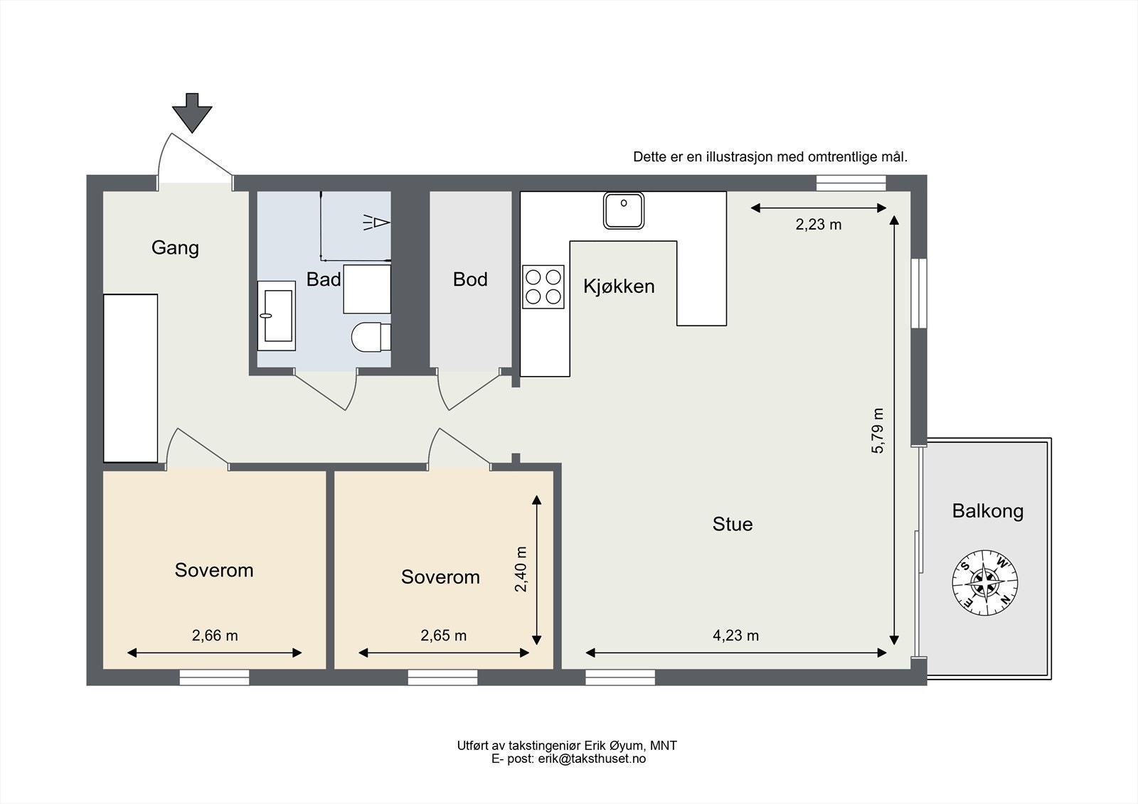 Plantegning. Galleribilde