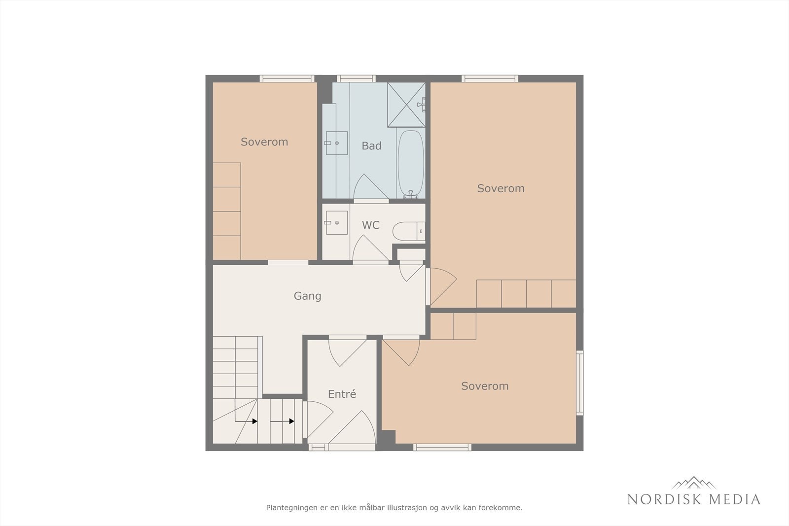 Plantegning 1.etasje. Galleribilde