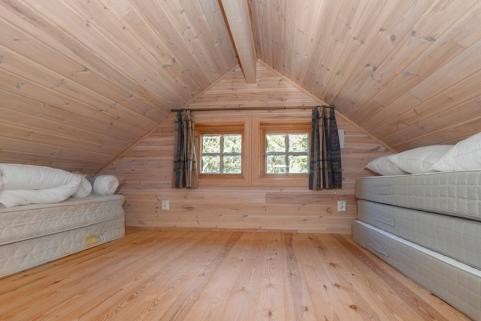 Hemsen er plassert ovenfor soverommene. Areal er ikke medtatt pga. lav takhøyde. Galleribilde