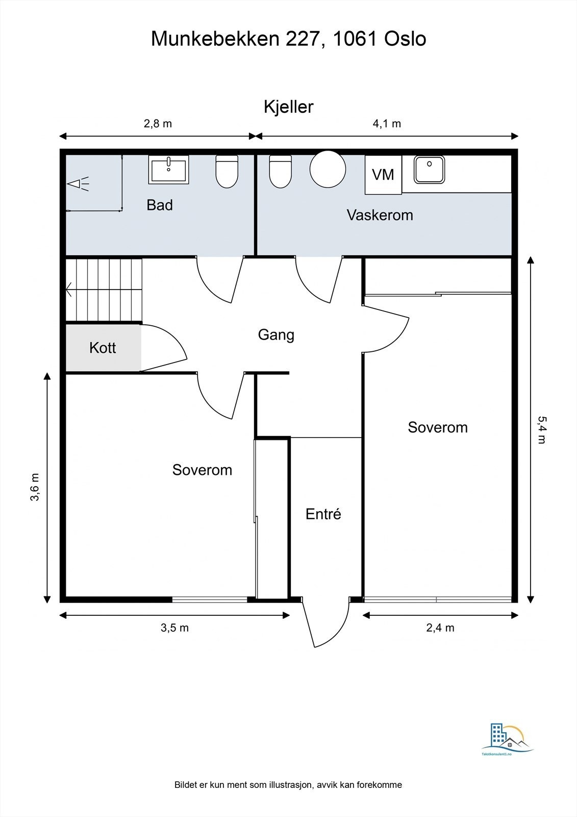Plantegning- Kjellerplan Galleribilde