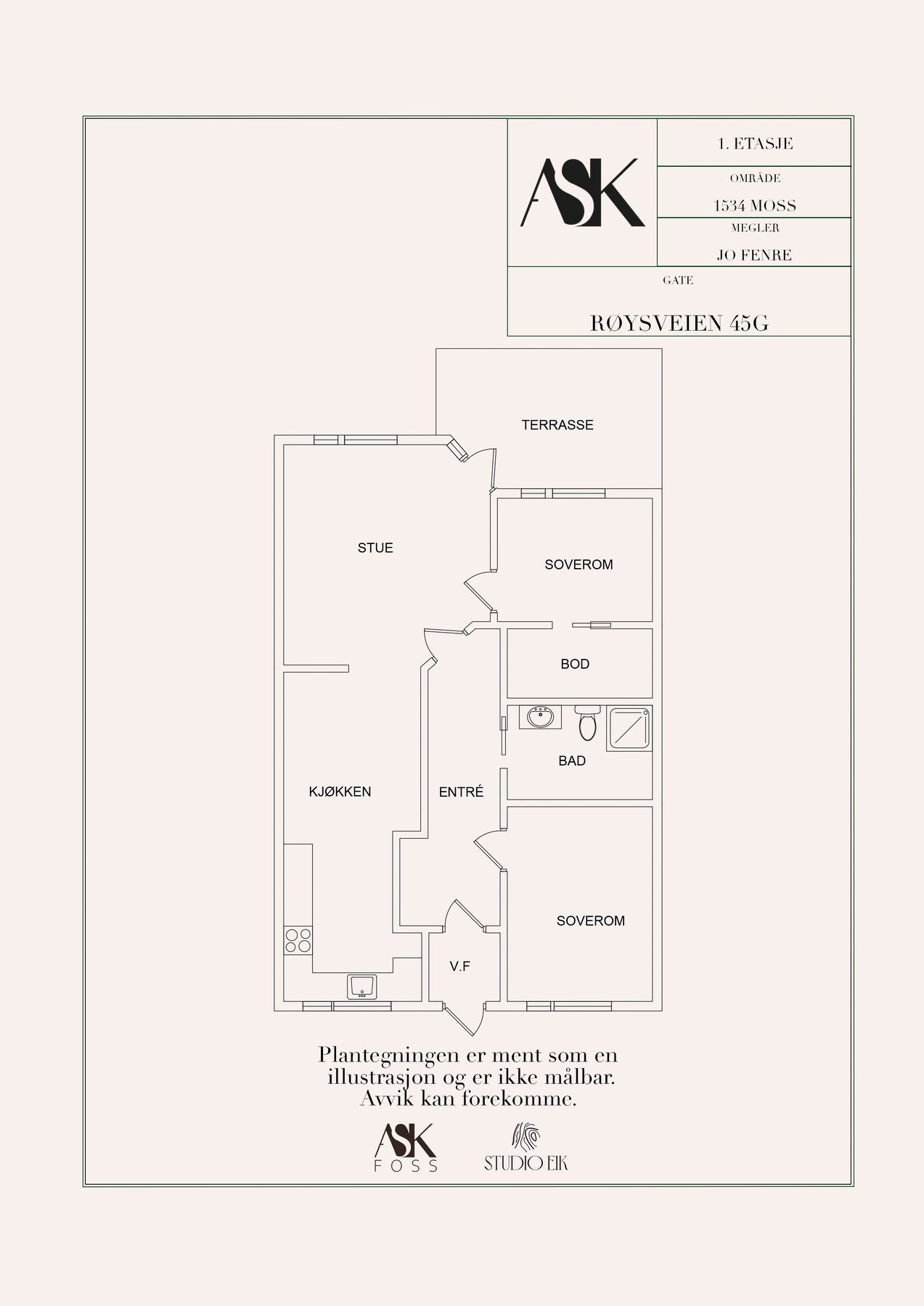 illustrasjon planløsning Galleribilde