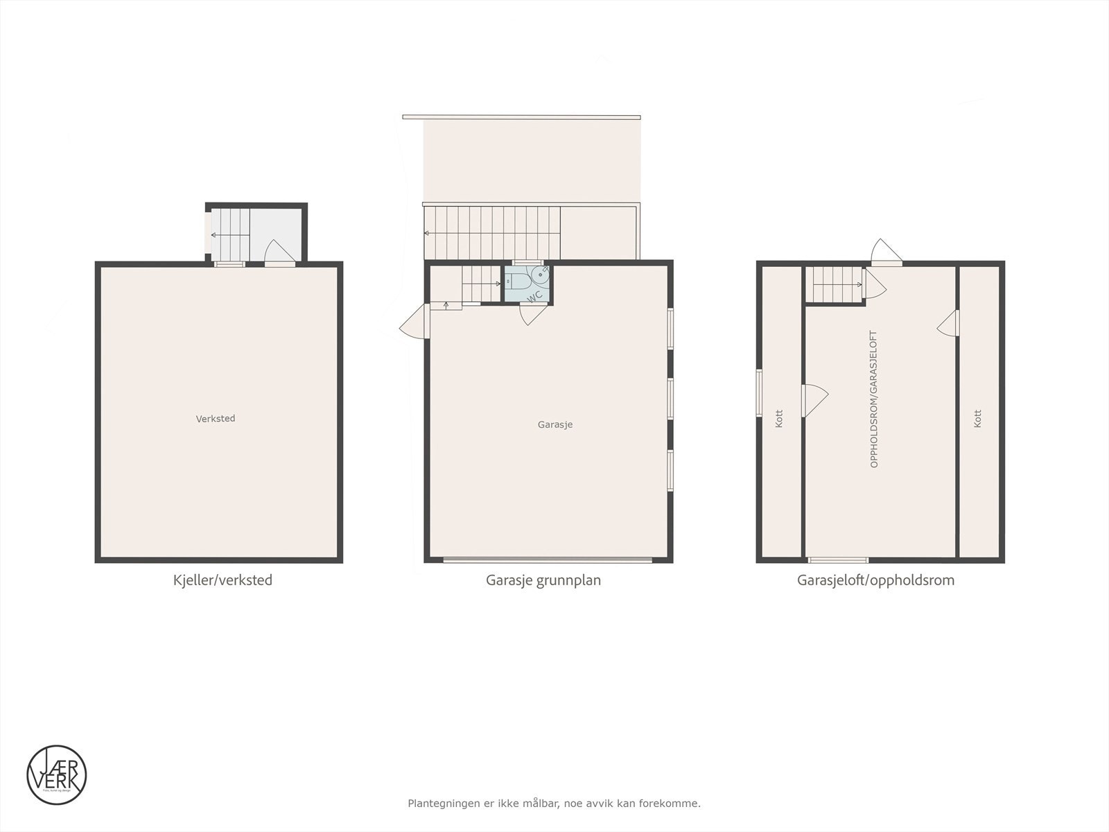 Garasje alle plan. Galleribilde
