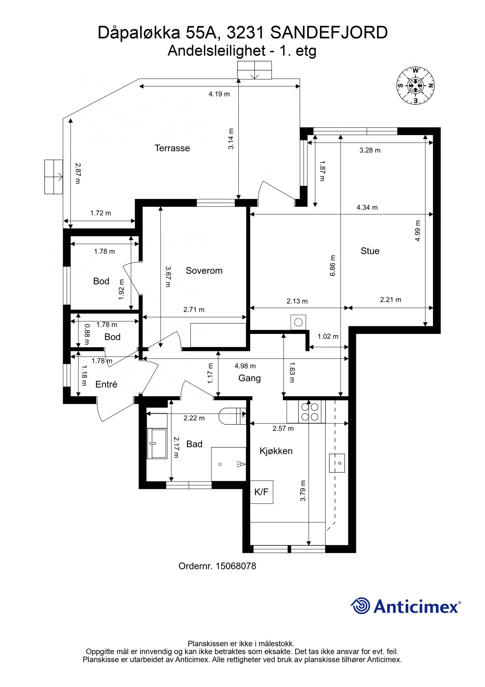 Plantegning Galleribilde
