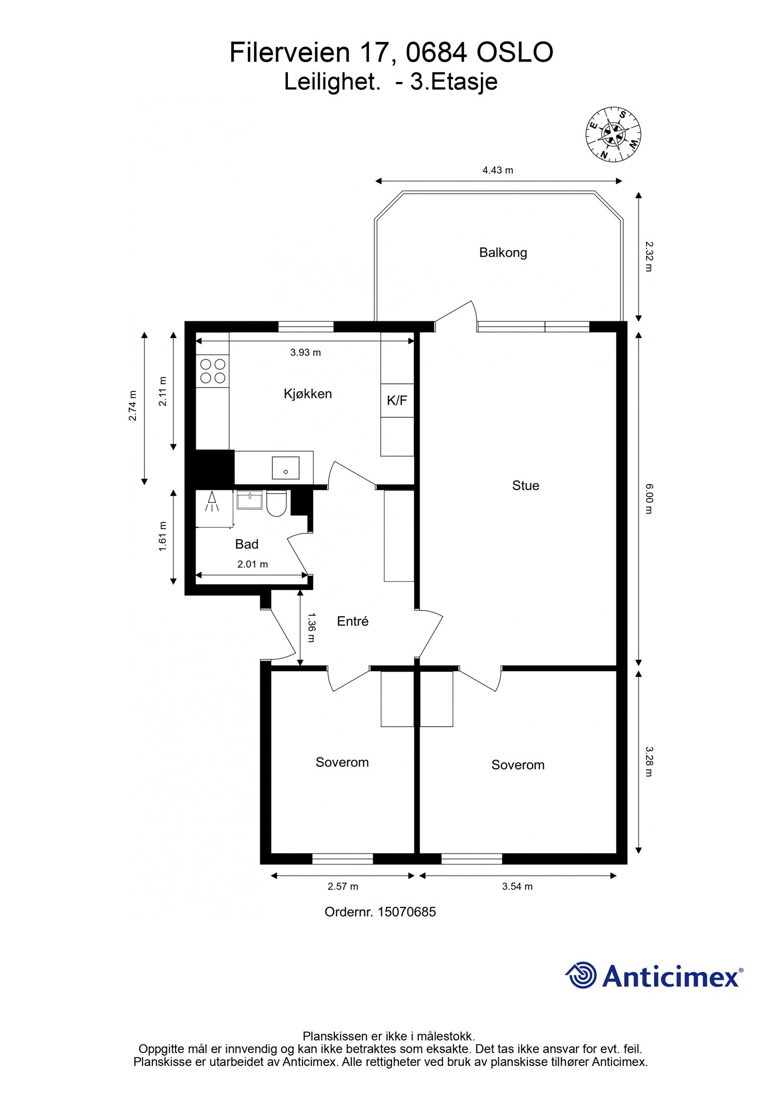 Plantegning-20229797-Leilighet. - 3.Etasje Galleribilde