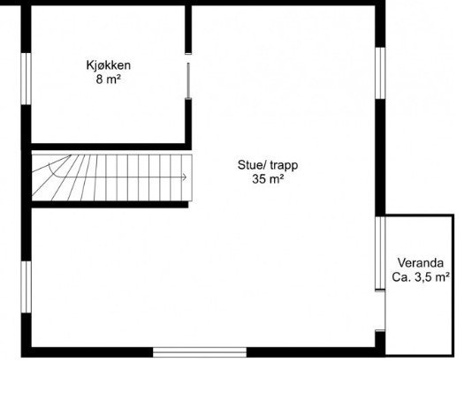 Plantegning 2 etg Galleribilde