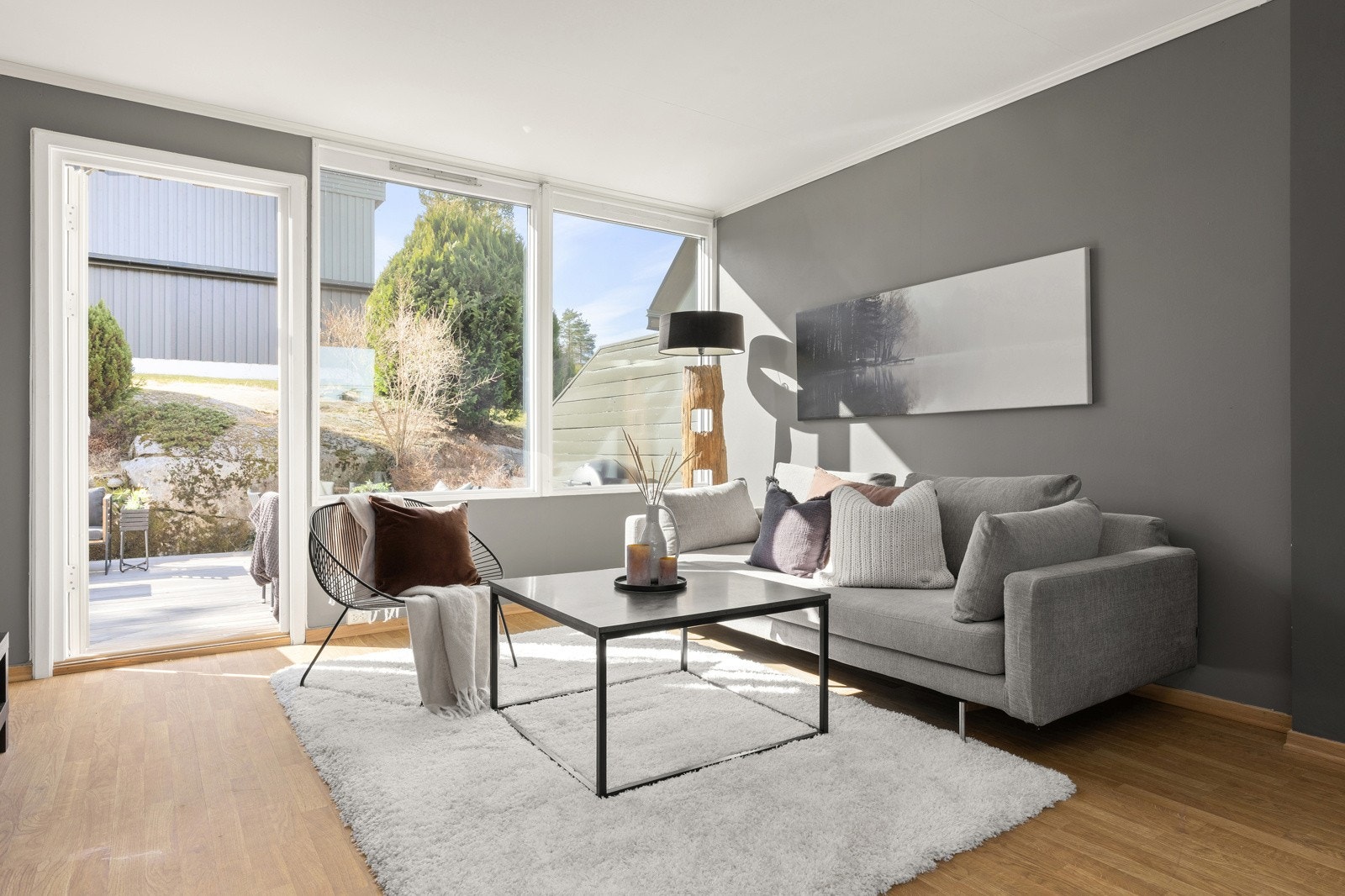 Dette er et pent og innbydende rekkehus over tre etasjer på Sofiemyr. Galleribilde