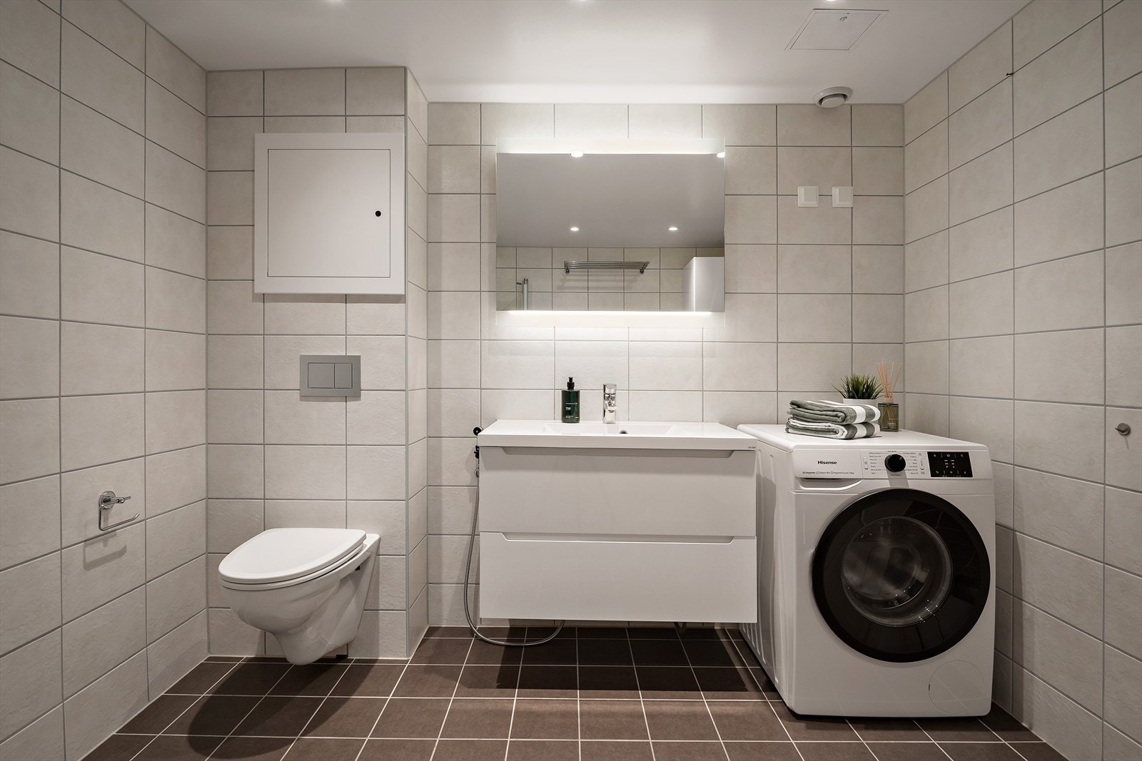 Badet ble rehabilitert i regi av borettslaget i 2018 Galleribilde