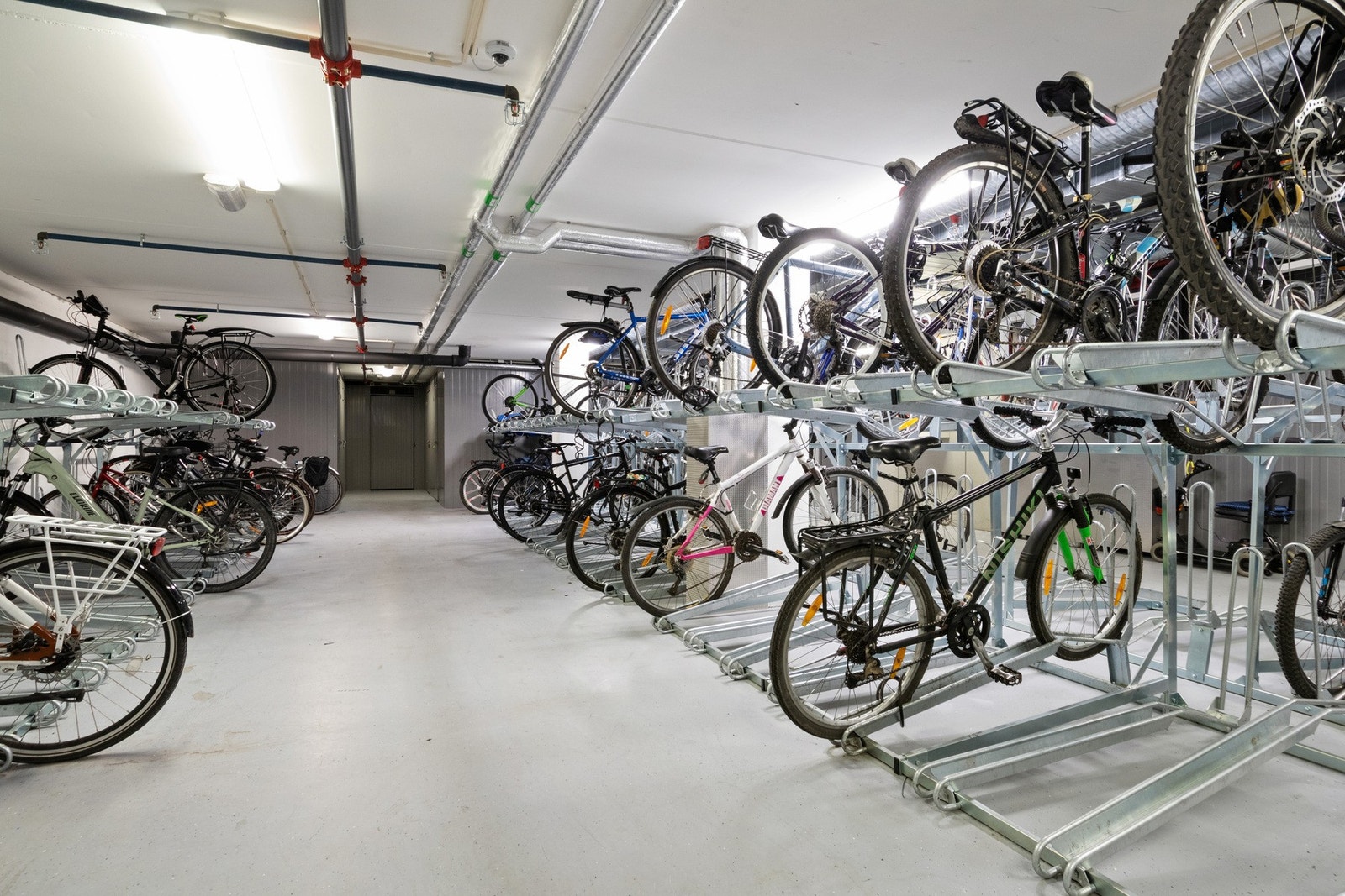 Sykkelparkering Galleribilde