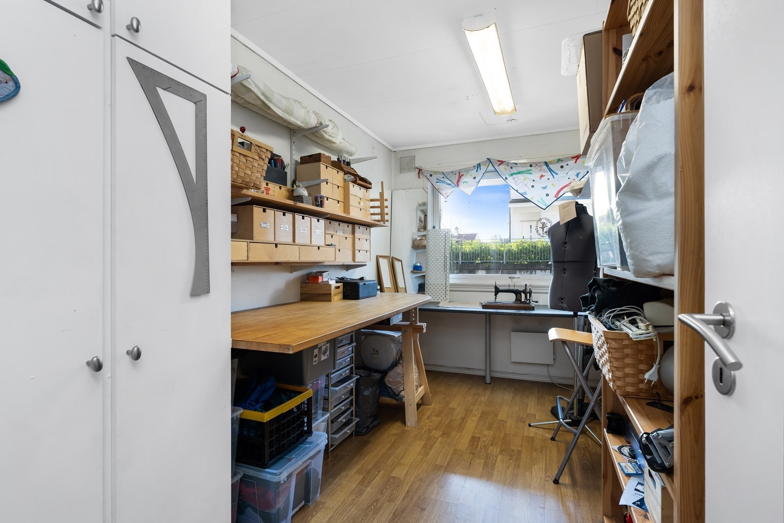 Soverom nr 3 er benyttet som arbeidsrom i dag. Galleribilde