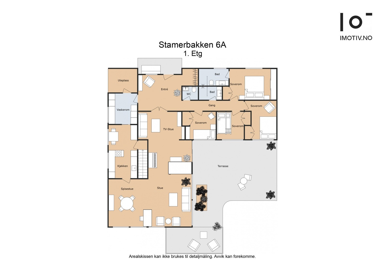 Planløsning hovedetasje. Galleribilde