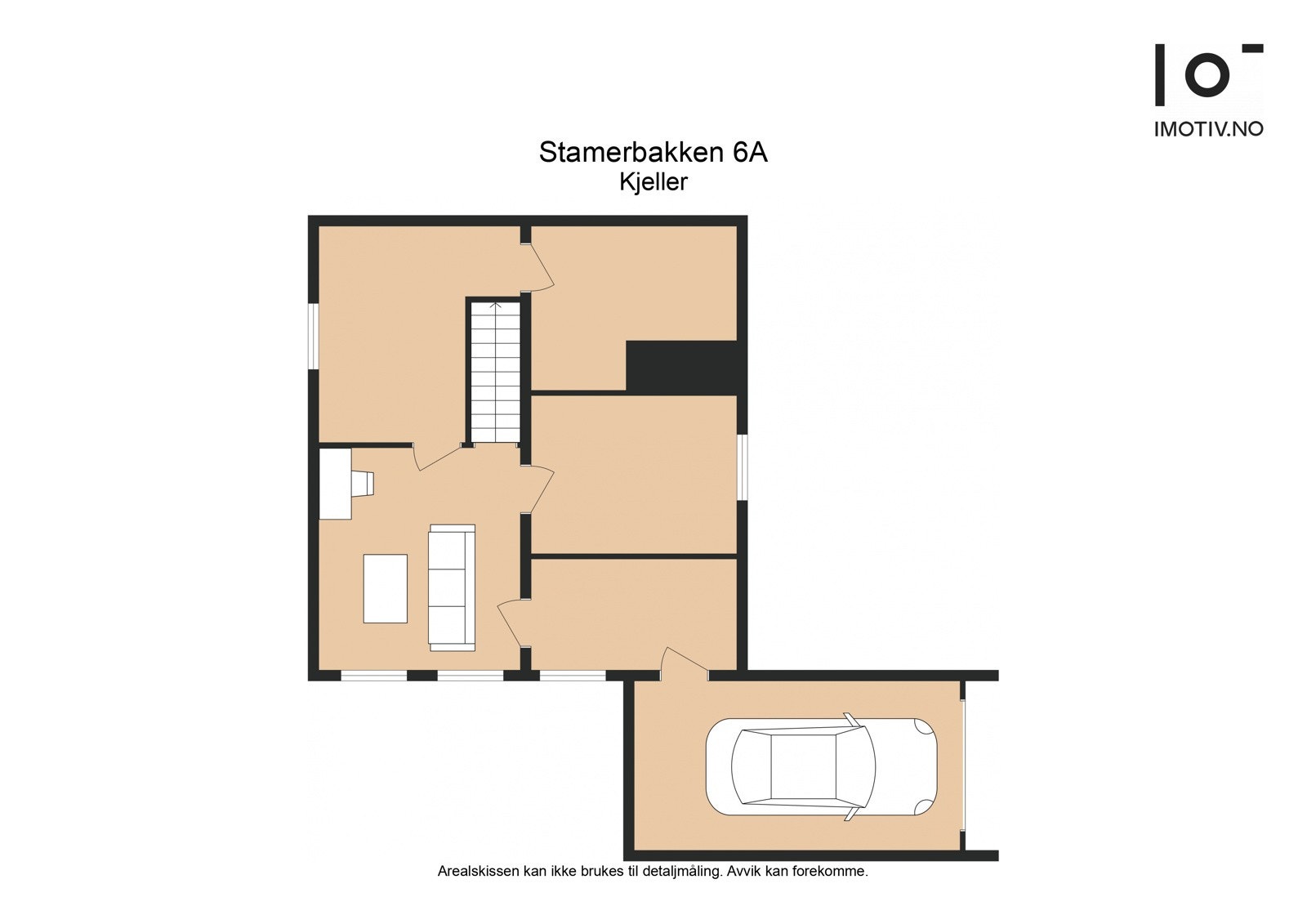 Planløsning underetasje. Galleribilde