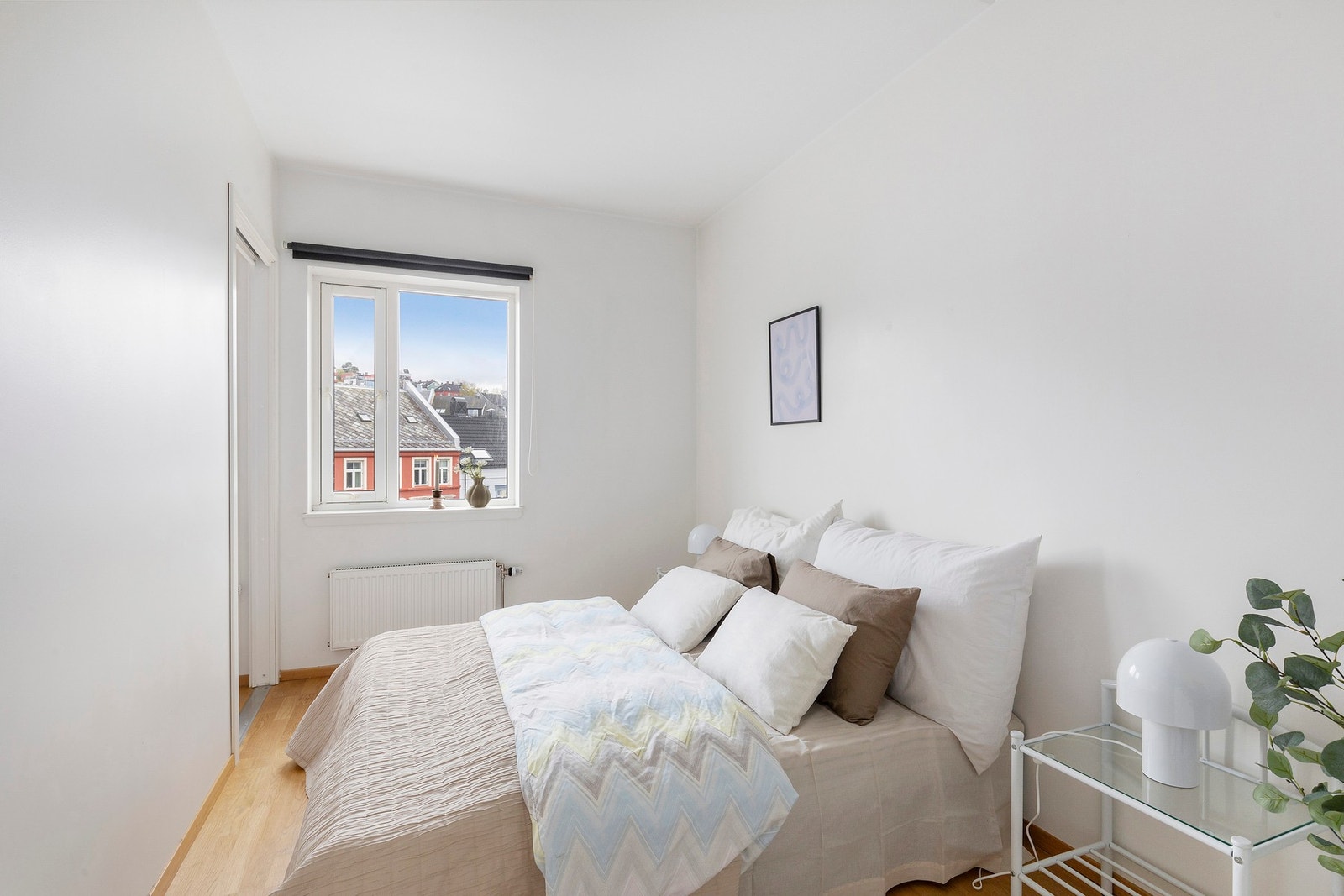 Soverommet måler gode 8 kvadratmeter. Galleribilde